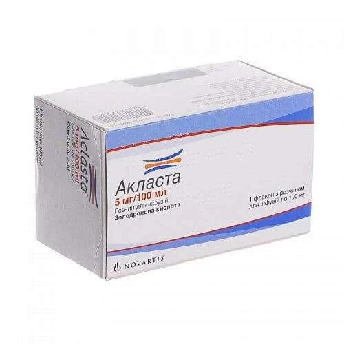 АКЛАСТА раствор для инфузий 100мл 5мг/100мл