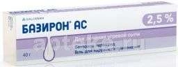 БАЗИРОН АС 40,0 гель 2,5%