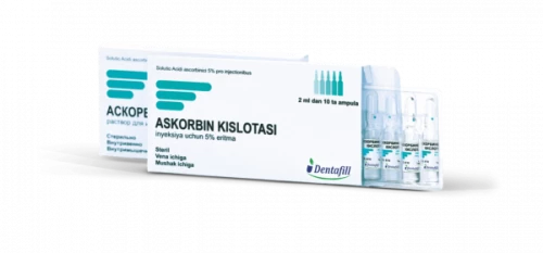 АСКОРБИНОВАЯ КИСЛОТА раствор для инъекций 1мл 5% N5