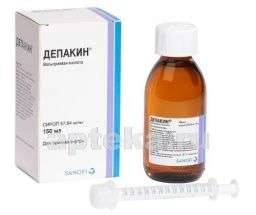 ДЕПАКИН 0,05764/МЛ сироп 150мл