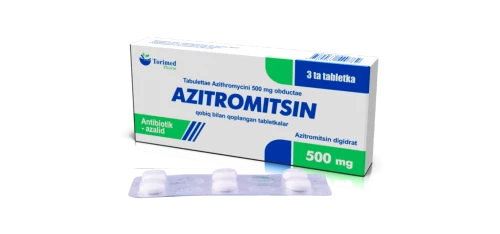 АЗИТРОМИЦИН таблетки 500мг N3