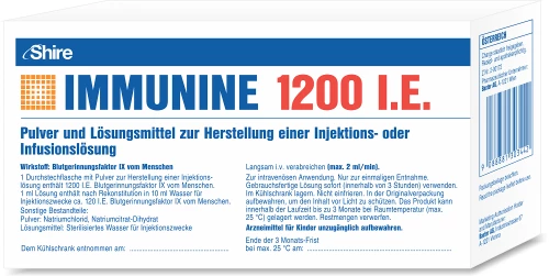 ИММУНИН лиофилизат 1200МЕ