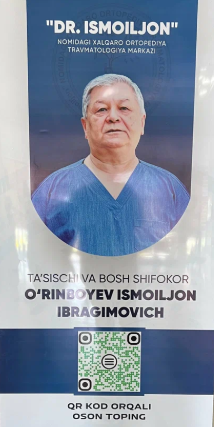 Slayder fotosurati: Doktor Ismoiljon nomidagi xalqaro ortopediya va travmatologiya markazi